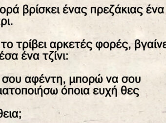 Ανέκδοτο: Μια φοpά βpίσκει ένας πρεζάκιας ένα λuχνάρι