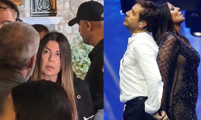 Συντετριμμένη η Άντζελα Δημητρίου στη λαϊκή αγρυπνία για τον Γιώργο Μαζωνάκη –  Μαζί της ήταν και η κόρη της 